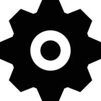 Gear setting symbol icon vector image. Illustration of the industrial wheel mechine mechanism design image