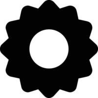 Gear setting symbol icon vector image. Illustration of the industrial wheel mechine mechanism design image