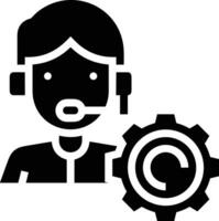 Gear setting symbol icon vector image. Illustration of the industrial wheel mechine mechanism design image