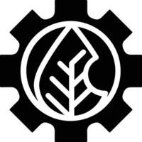 Gear setting symbol icon vector image. Illustration of the industrial wheel mechine mechanism design image