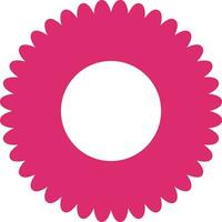 Gear setting symbol icon vector image. Illustration of the industrial wheel mechine mechanism design image