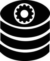 Gear setting symbol icon vector image. Illustration of the industrial wheel mechine mechanism design image