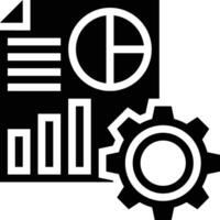 Gear setting symbol icon vector image. Illustration of the industrial wheel mechine mechanism design image