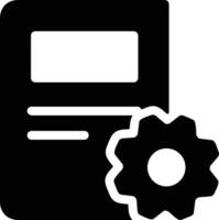 Gear setting symbol icon vector image. Illustration of the industrial wheel mechine mechanism design image