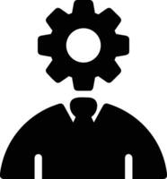 Gear setting symbol icon vector image. Illustration of the industrial wheel mechine mechanism design image