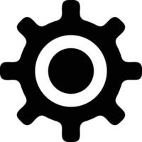 Gear setting symbol icon vector image. Illustration of the industrial wheel mechine mechanism design image