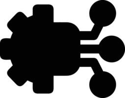 Gear setting symbol icon vector image. Illustration of the industrial wheel mechine mechanism design image