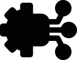 Gear setting symbol icon vector image. Illustration of the industrial wheel mechine mechanism design image