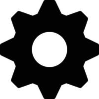 Gear setting symbol icon vector image. Illustration of the industrial wheel mechine mechanism design image