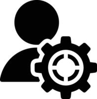 Gear setting symbol icon vector image. Illustration of the industrial wheel mechine mechanism design image