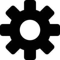 Gear setting symbol icon vector image. Illustration of the industrial wheel mechine mechanism design image