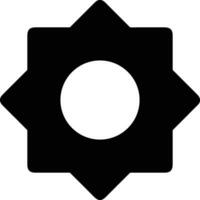 Gear setting symbol icon vector image. Illustration of the industrial wheel mechine mechanism design image
