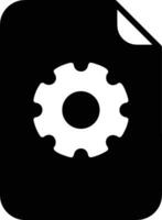 Gear setting symbol icon vector image. Illustration of the industrial wheel mechine mechanism design image