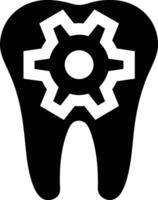 Gear setting symbol icon vector image. Illustration of the industrial wheel mechine mechanism design image