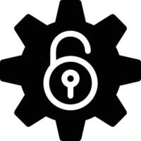 Gear setting symbol icon vector image. Illustration of the industrial wheel mechine mechanism design image