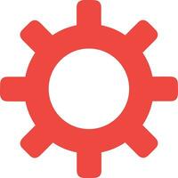 Gear setting symbol icon vector image. Illustration of the industrial wheel mechine mechanism design image