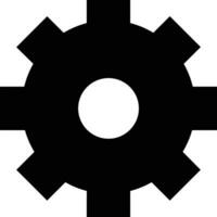 Gear setting symbol icon vector image. Illustration of the industrial wheel mechine mechanism design image