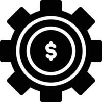 Gear setting symbol icon vector image. Illustration of the industrial wheel mechine mechanism design image