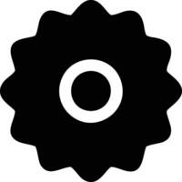 Gear setting symbol icon vector image. Illustration of the industrial wheel mechine mechanism design image