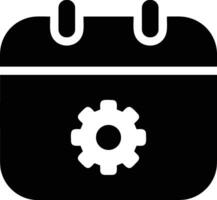 Gear setting symbol icon vector image. Illustration of the industrial wheel mechine mechanism design image