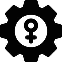 Gear setting symbol icon vector image. Illustration of the industrial wheel mechine mechanism design image