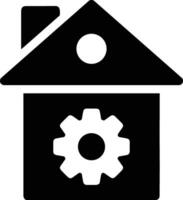 Gear setting symbol icon vector image. Illustration of the industrial wheel mechine mechanism design image