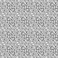 Seamless vector pattern with a tea leaves.  Spring leaf plant and blossom. Doodle style illustration. Herbal triangle grid ornament