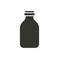 Milk Icon on White Background - Simple Vector Illustration