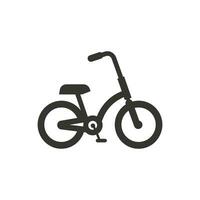 Tricycle Icon on White Background - Simple Vector Illustration