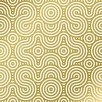 pattern seamless luxury white and gold wave circle line abstract. Geometric line panorama vector design for Christmas background