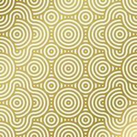 pattern seamless luxury white and gold wave circle line abstract. Geometric line panorama vector design for Christmas background