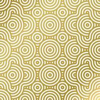 pattern seamless luxury white and gold wave circle line abstract. Geometric line panorama vector design for Christmas background