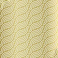 pattern seamless luxury white and gold wave circle line abstract. Geometric line panorama vector design for Christmas background
