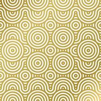 pattern seamless luxury white and gold wave circle line abstract. Geometric line panorama vector design for Christmas background