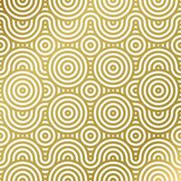 pattern seamless luxury white and gold wave circle line abstract. Geometric line panorama vector design for Christmas background