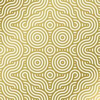 pattern seamless luxury white and gold wave circle line abstract. Geometric line panorama vector design for Christmas background