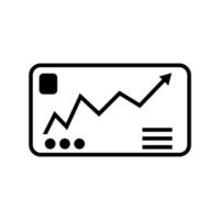 Data analysis line icon vector. analytics illustration sign. statistics symbol. vector