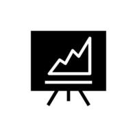 Business analytics icon vector. Data analysis illustration sign. data science symbol. profit graph logo. vector