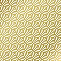 pattern seamless luxury white and gold wave circle line abstract. Geometric line panorama vector design for Christmas background