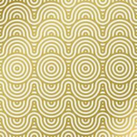 pattern seamless luxury white and gold wave circle line abstract. Geometric line panorama vector design for Christmas background