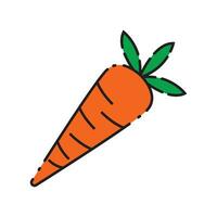 carrot thanksgiving icon vector