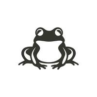 Frog Icon on White Background - Simple Vector Illustration