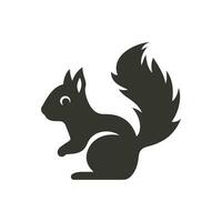 Squirrel Icon on White Background - Simple Vector Illustration