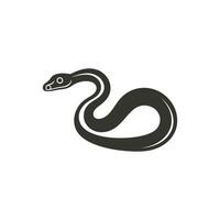 Snake Icon on White Background - Simple Vector Illustration