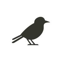 jay bird Icon on White Background - Simple Vector Illustration