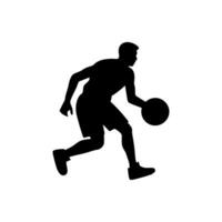 Basketball Icon on White Background - Simple Vector Illustration