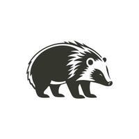 Hog badger Icon on White Background - Simple Vector Illustration