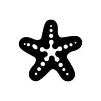 Chip starfish Icon on White Background - Simple Vector Illustration Icon on White Background - Simple Vector Illustration