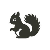 Squirrel Icon on White Background - Simple Vector Illustration