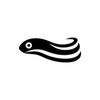 Ribbon eel Icon on White Background - Simple Vector Illustration